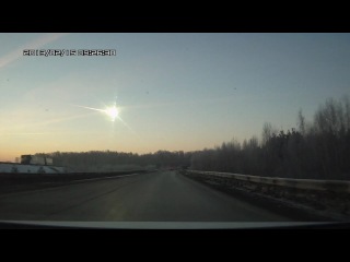 fall of a meteorite in chelyabinsk